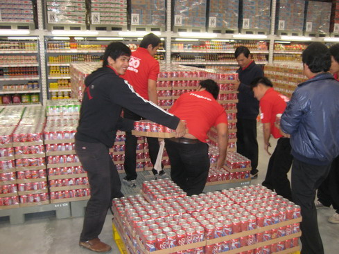 stocking up at Makro